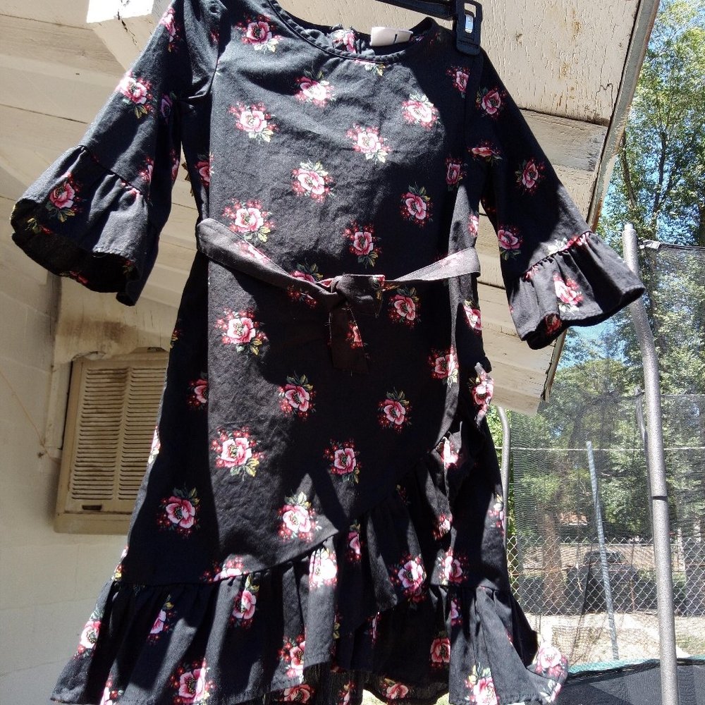 GAP KIDS wrap dress FLORAL print